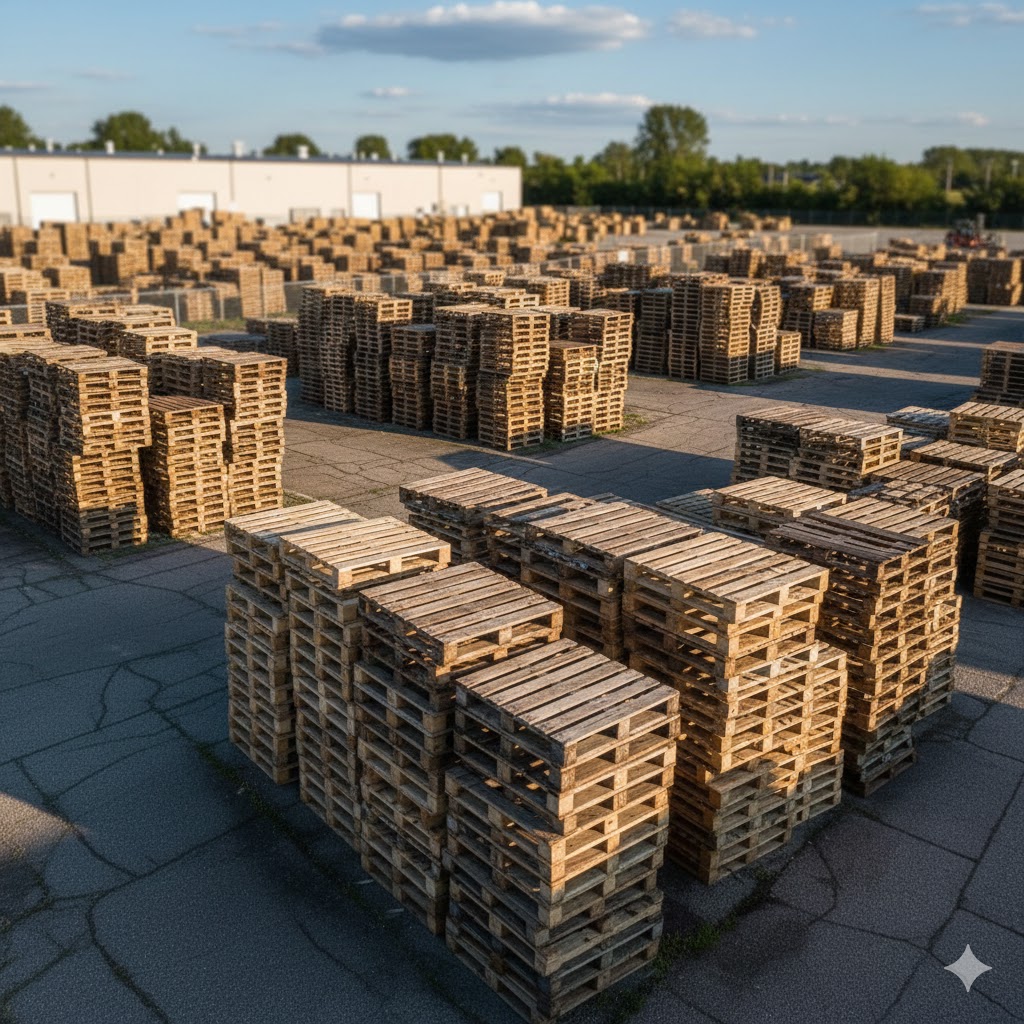 Industrial pallet operations